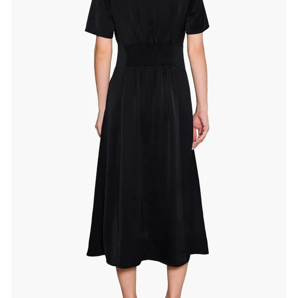 MELLODAY Crystal Button Satin Midi Dress - Picture 3 of 8